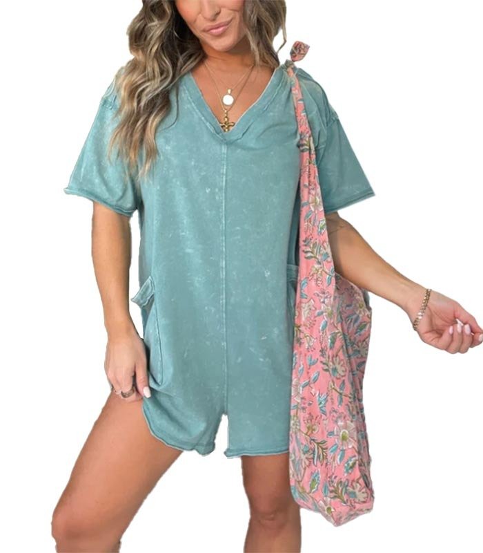 Base | Chic Washed Romper