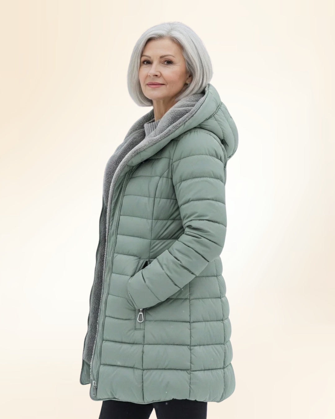 Soft Edge | Quilted Winter Coat