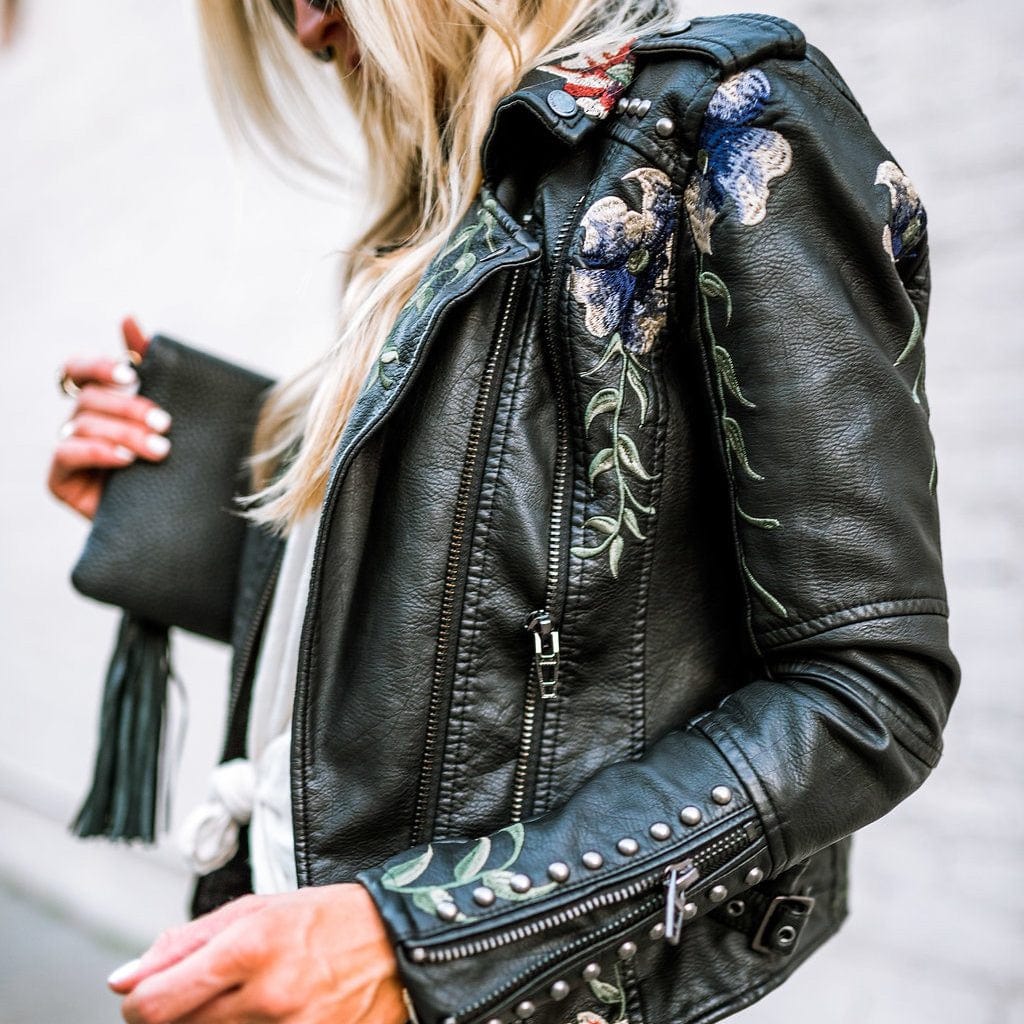 Smooth Chill | Black Floral Night Jacket