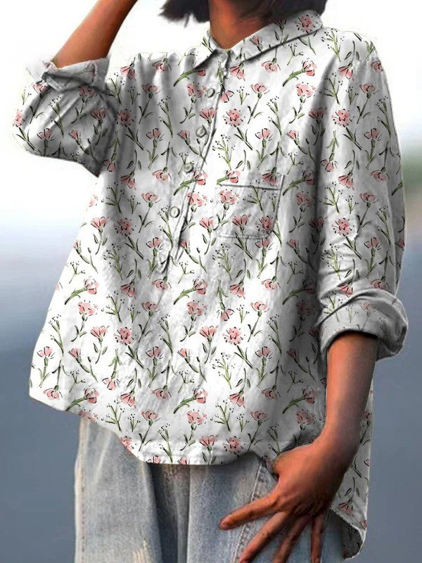 Ruby | Pink Spring Floral Repeat Pattern Printed Women&