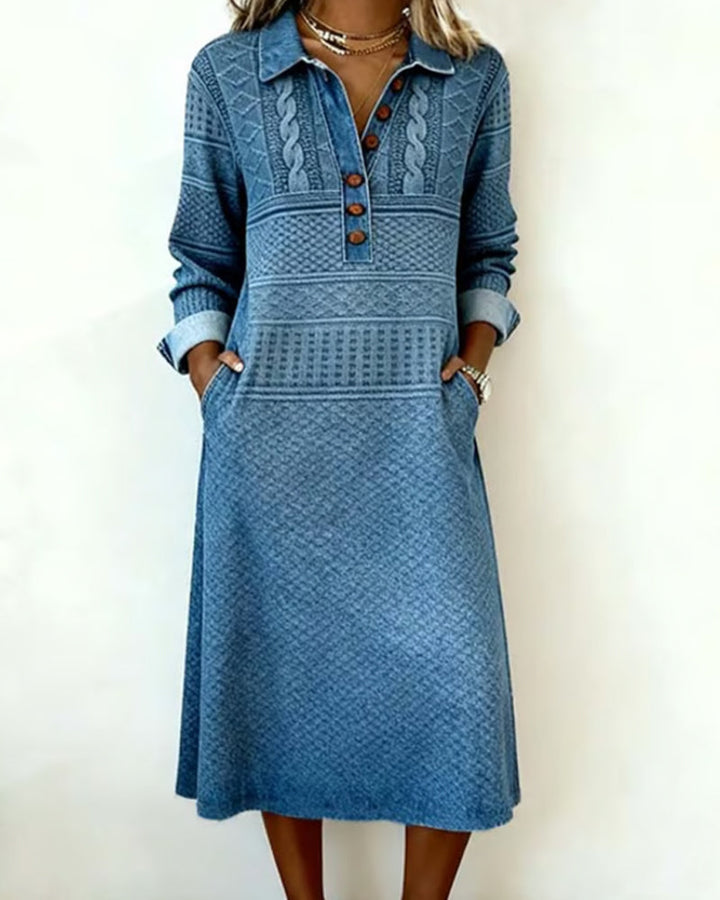 Madeleine | Half Button Flip Dress