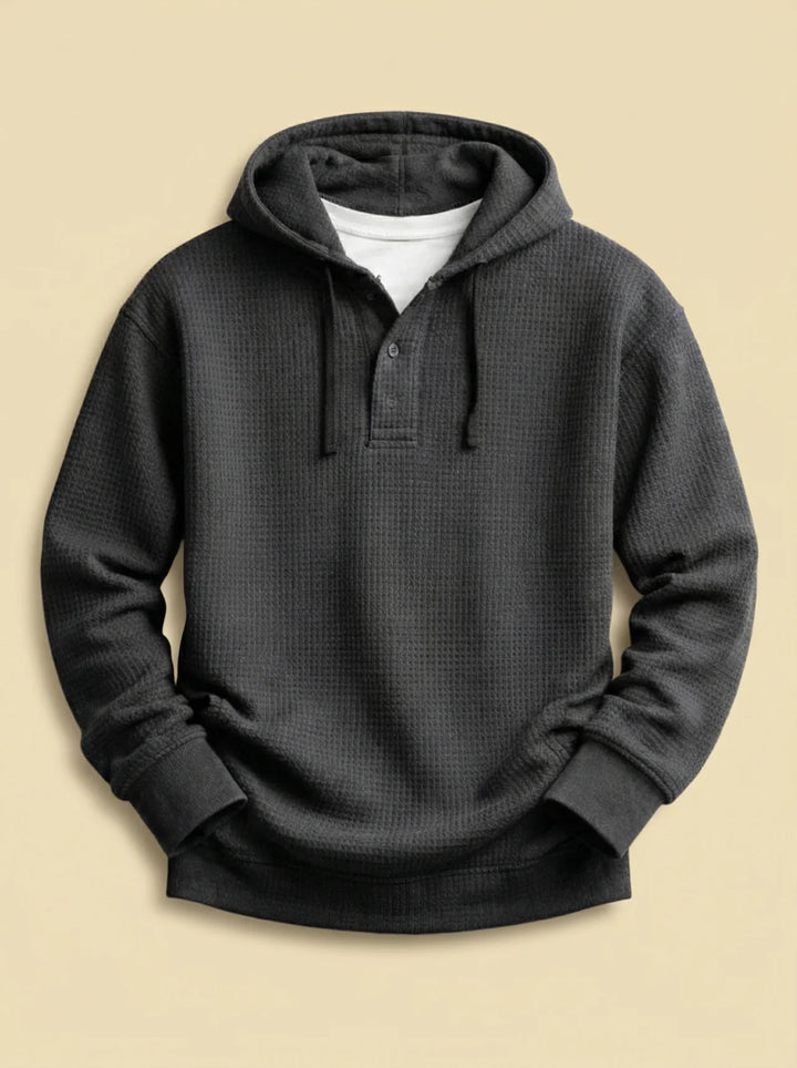 ALFRED | Textured Waffle Hoodie