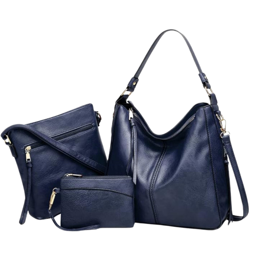 Chicago | Luxury 3-Piece Hobo Bag Set
