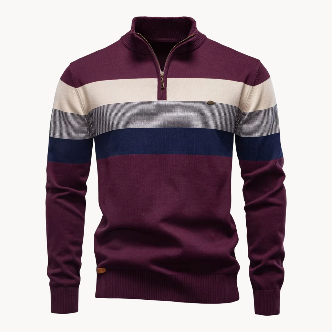 BLAKE | QUARTER-ZIP SWEATER