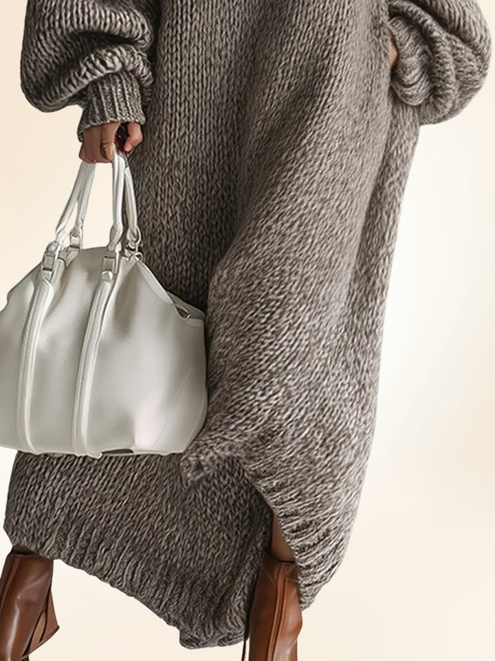 Elara Effortless Long Dress with Modern Volume