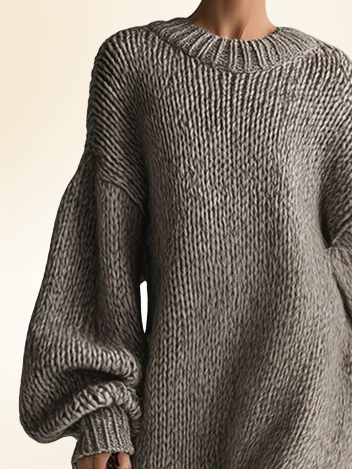 Elara Effortless Long Dress with Modern Volume