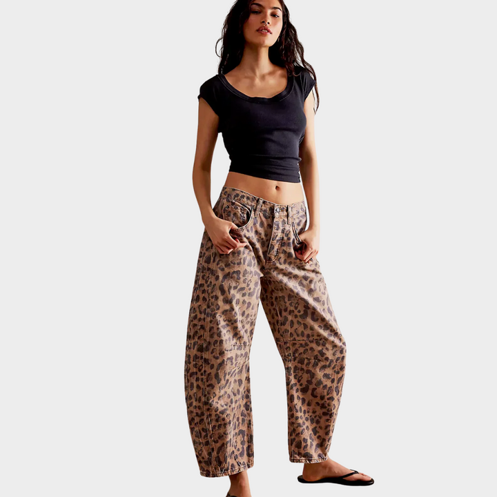 EDEN | SOFT LEOPARD PANTS