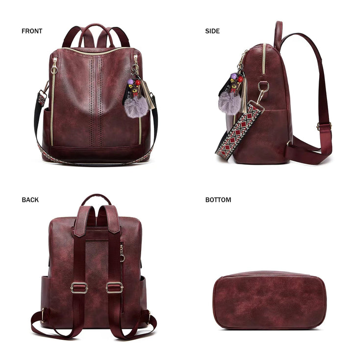 Delhi | Luxury 2-in-1 Convertible Backpack + Free Pouch