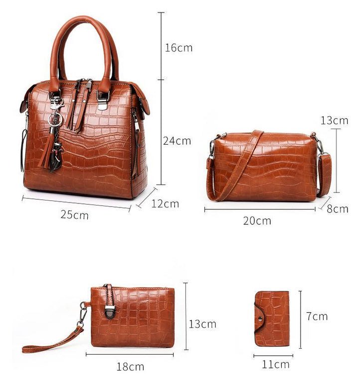 Toronto | Everyday 4-Piece Leather Bag Set