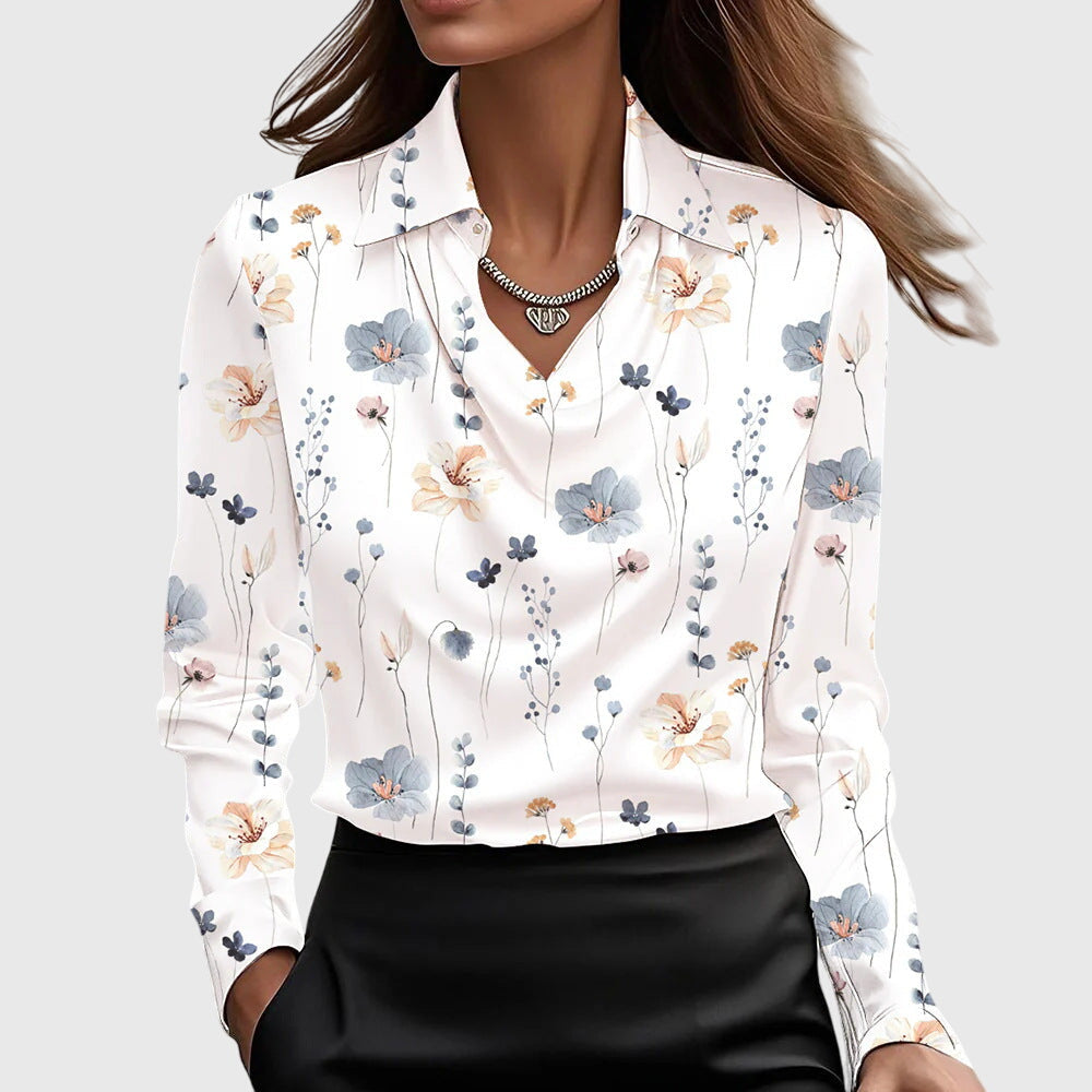 Luna | Luxe Satin Style Blouse