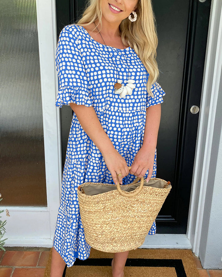 Celeste | Feminine Polka Dot Summer Dress