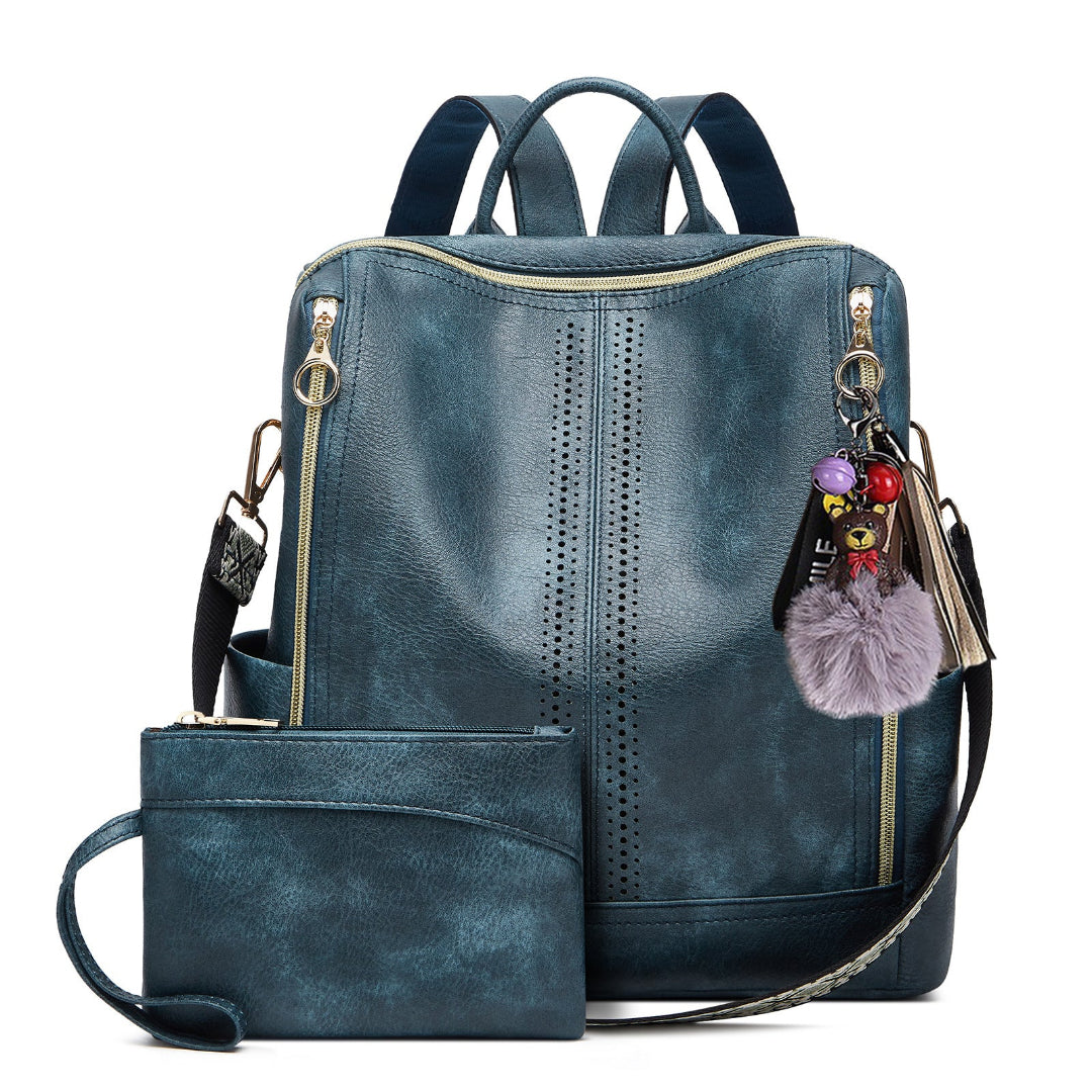Delhi | Luxury 2-in-1 Convertible Backpack + Free Pouch