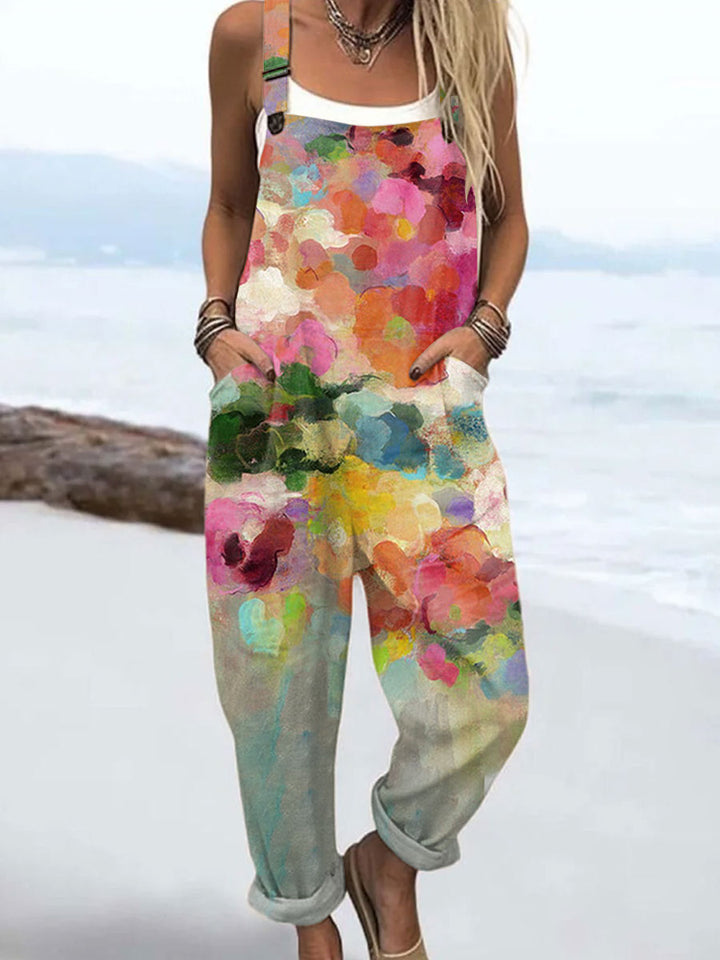 Carol | Painted Petal Jumpsuit