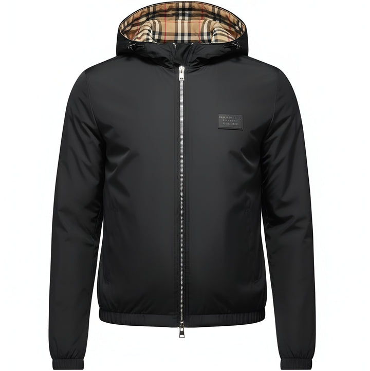 BRAM | CHECK HOODED JACKET