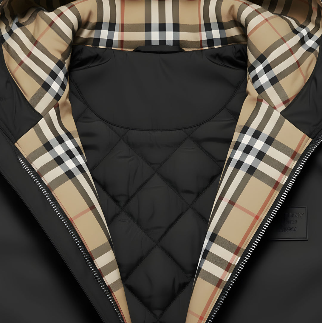 BRAM | CHECK HOODED JACKET