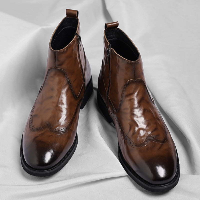 Sonic-19 | Sovereign Wingtip Chelsea Boots
