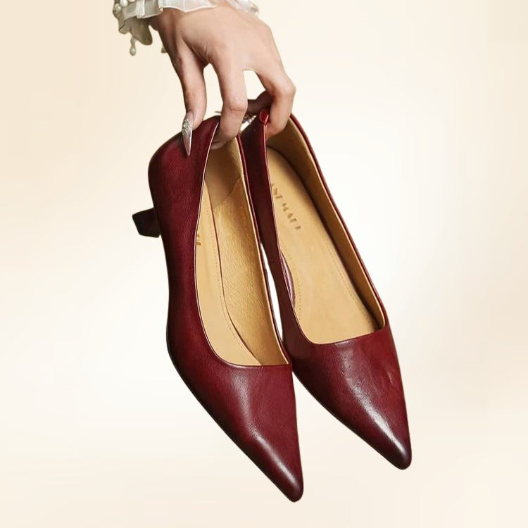 Elara Pointed-Toe Heels for Effortless Everyday Elegance