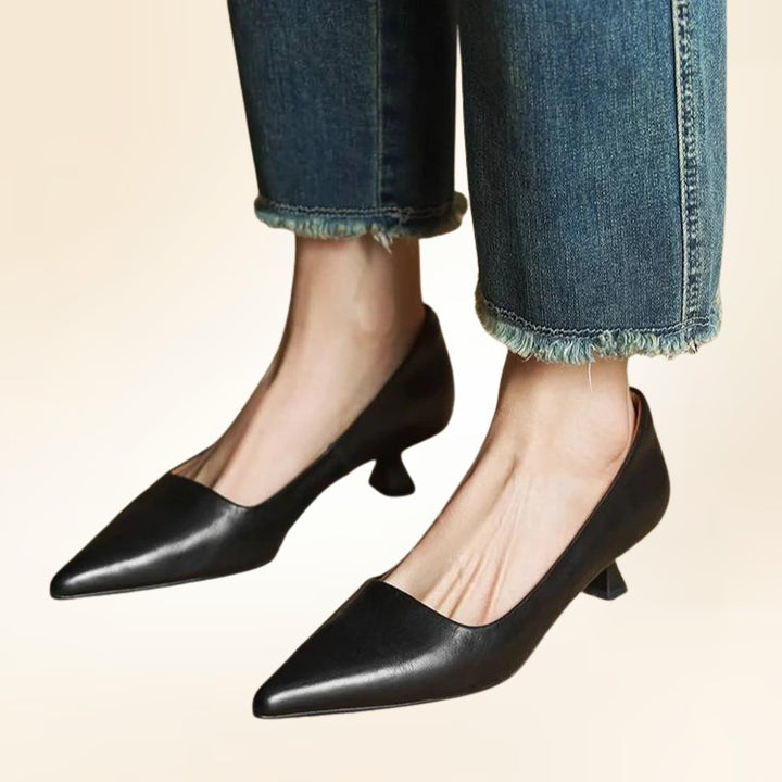 Elara Pointed-Toe Heels for Effortless Everyday Elegance