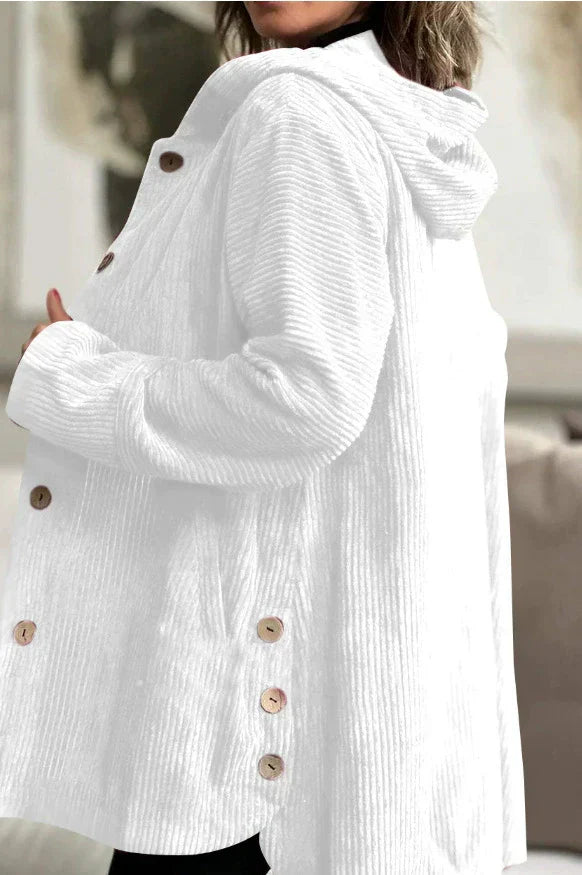 Frost Edit | Cozy Corduroy Hooded Jacket