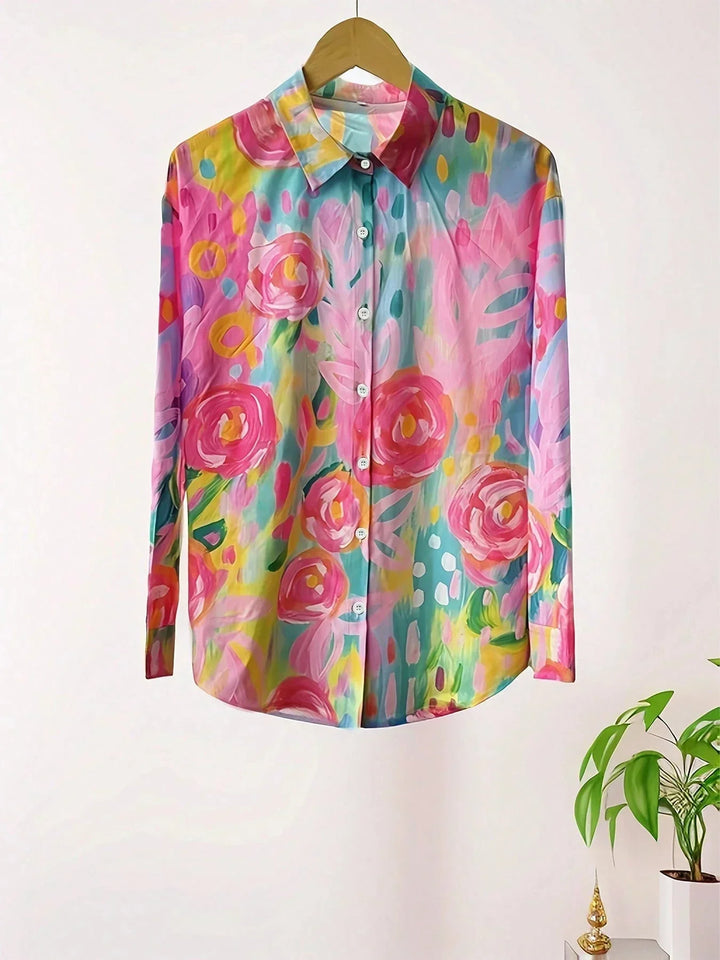 Zara | Colorful Pattern Print Blouse