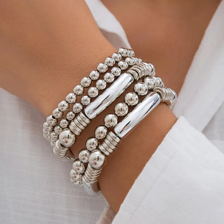 5-Piece Beaded Bracelet Stack