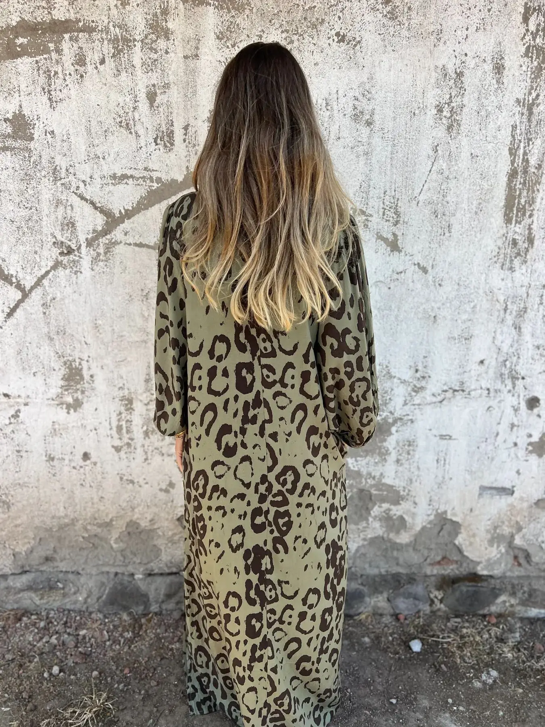 Eleanor | Summer Dress with Leopard Print