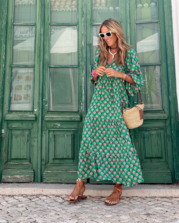 Anastasia | Maxi Dress in Boho Style