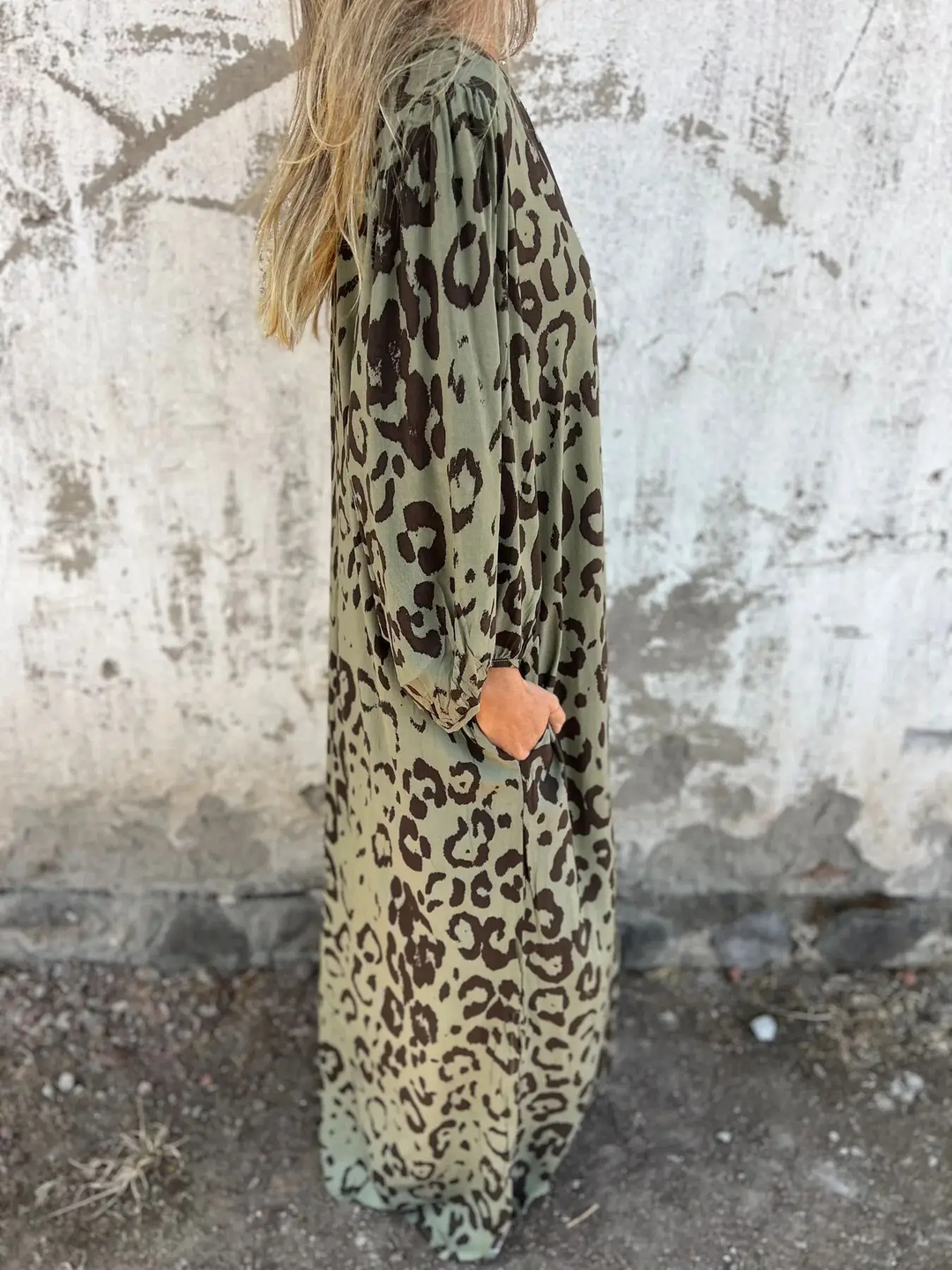 Eleanor | Summer Dress with Leopard Print