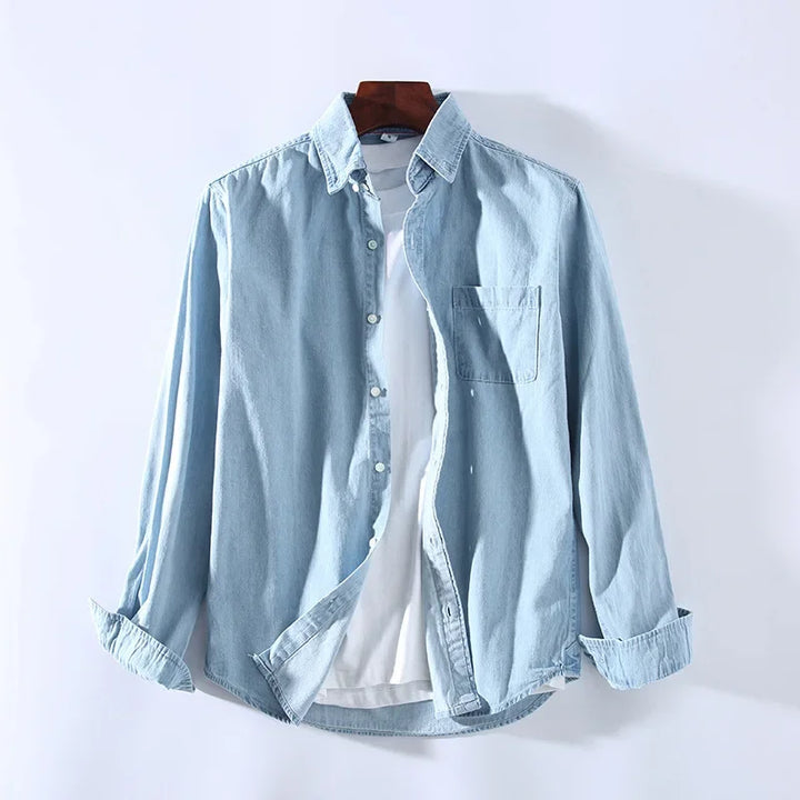 Stefano | MetroStyle Men's Denim Shirt