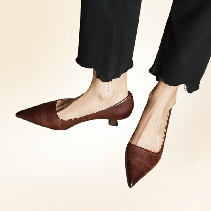 Elara Pointed-Toe Heels for Effortless Everyday Elegance