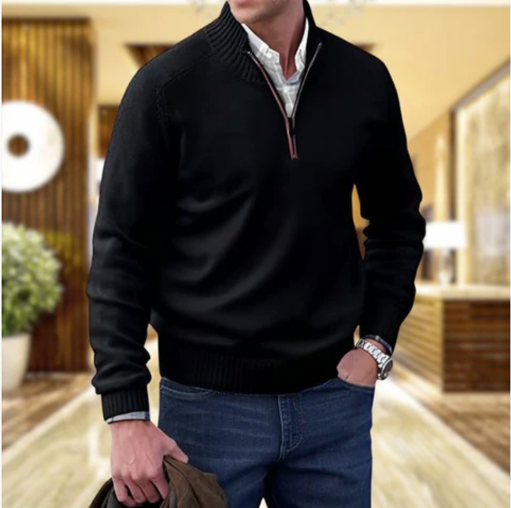 BROOKS | ZIP COLLAR PULLOVER