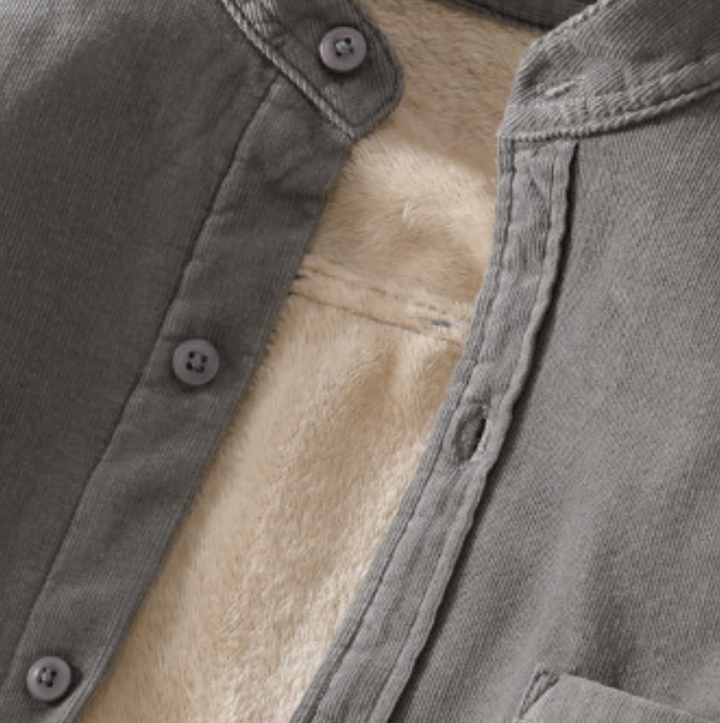 Warm Fleece Textured Shirt