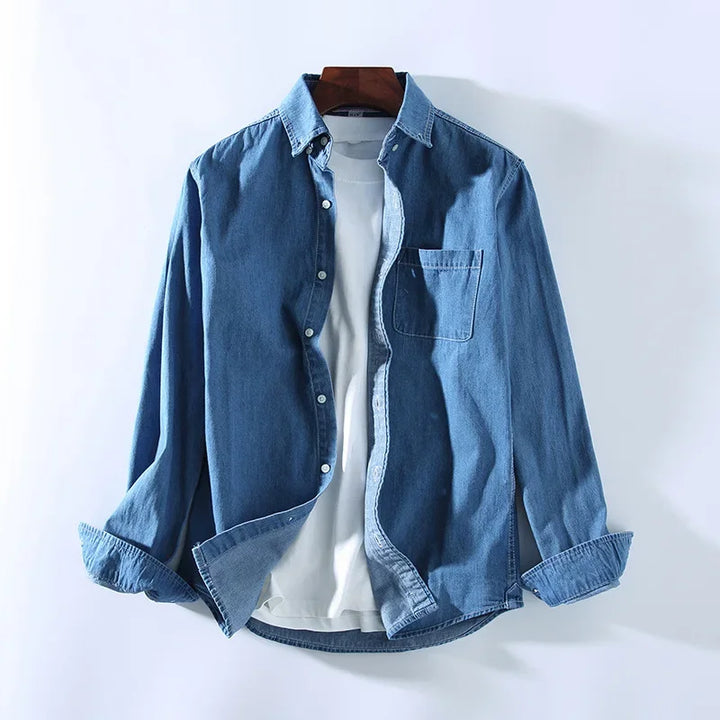 Stefano | MetroStyle Men's Denim Shirt