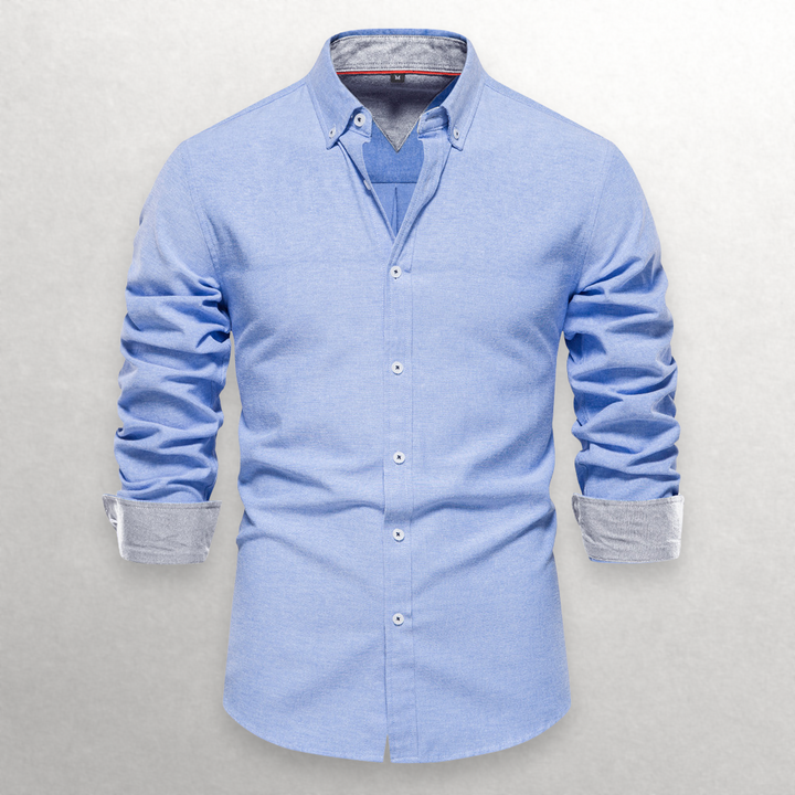 Giulia | Shade Shift Cotton Button-Up Shirt