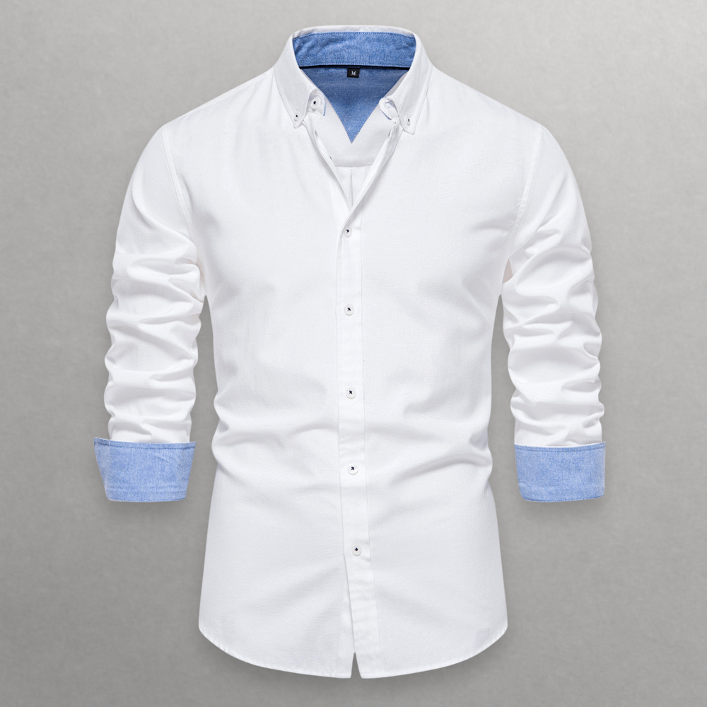 Giulia | Shade Shift Cotton Button-Up Shirt