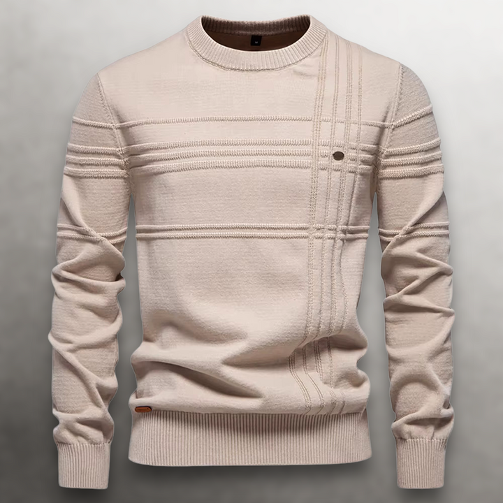 Matteo | Sullivan Grid-Knit Cotton Sweater