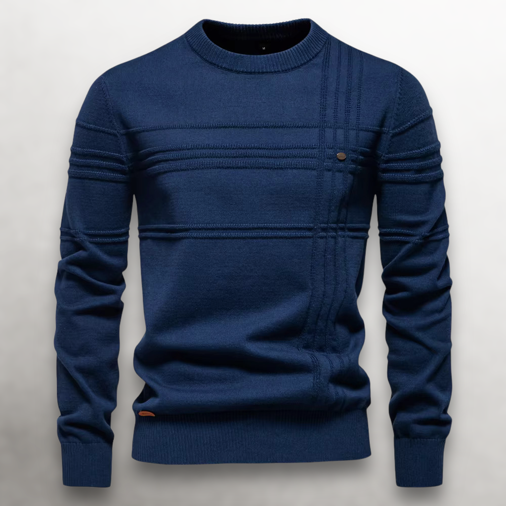 Matteo | Sullivan Grid-Knit Cotton Sweater