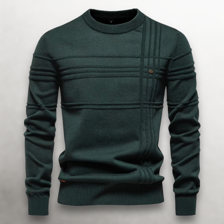 Matteo | Sullivan Grid-Knit Cotton Sweater