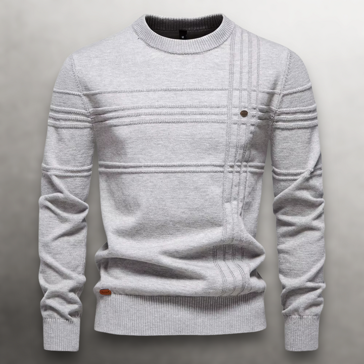 Matteo | Sullivan Grid-Knit Cotton Sweater