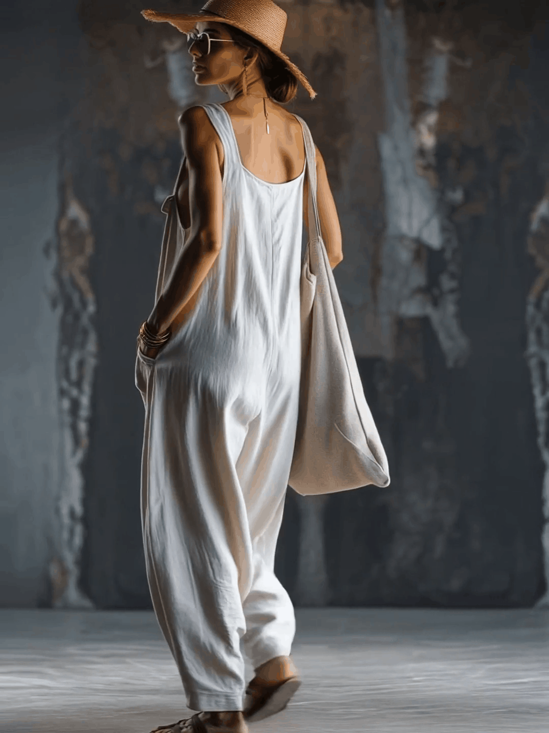 Neutral | Extra-loose Jumpsuit