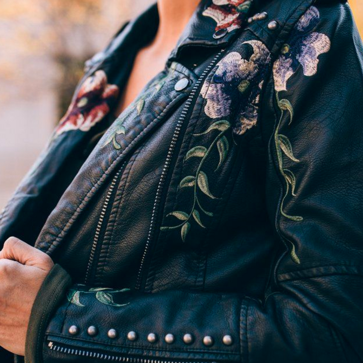 Smooth Chill | Black Floral Night Jacket