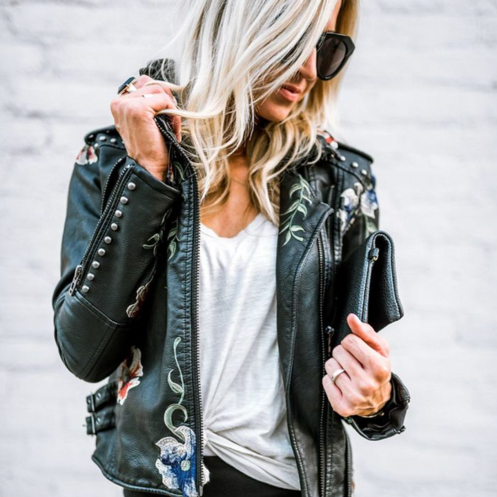 Smooth Chill | Black Floral Night Jacket