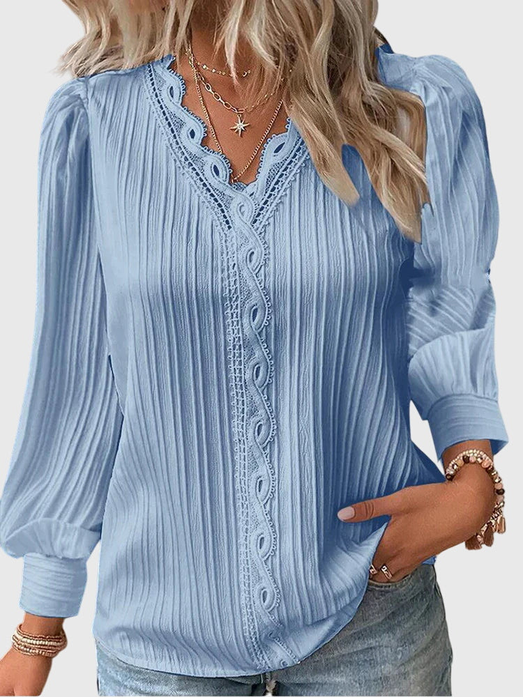 Tessa | Classic Pullover Style Blouse