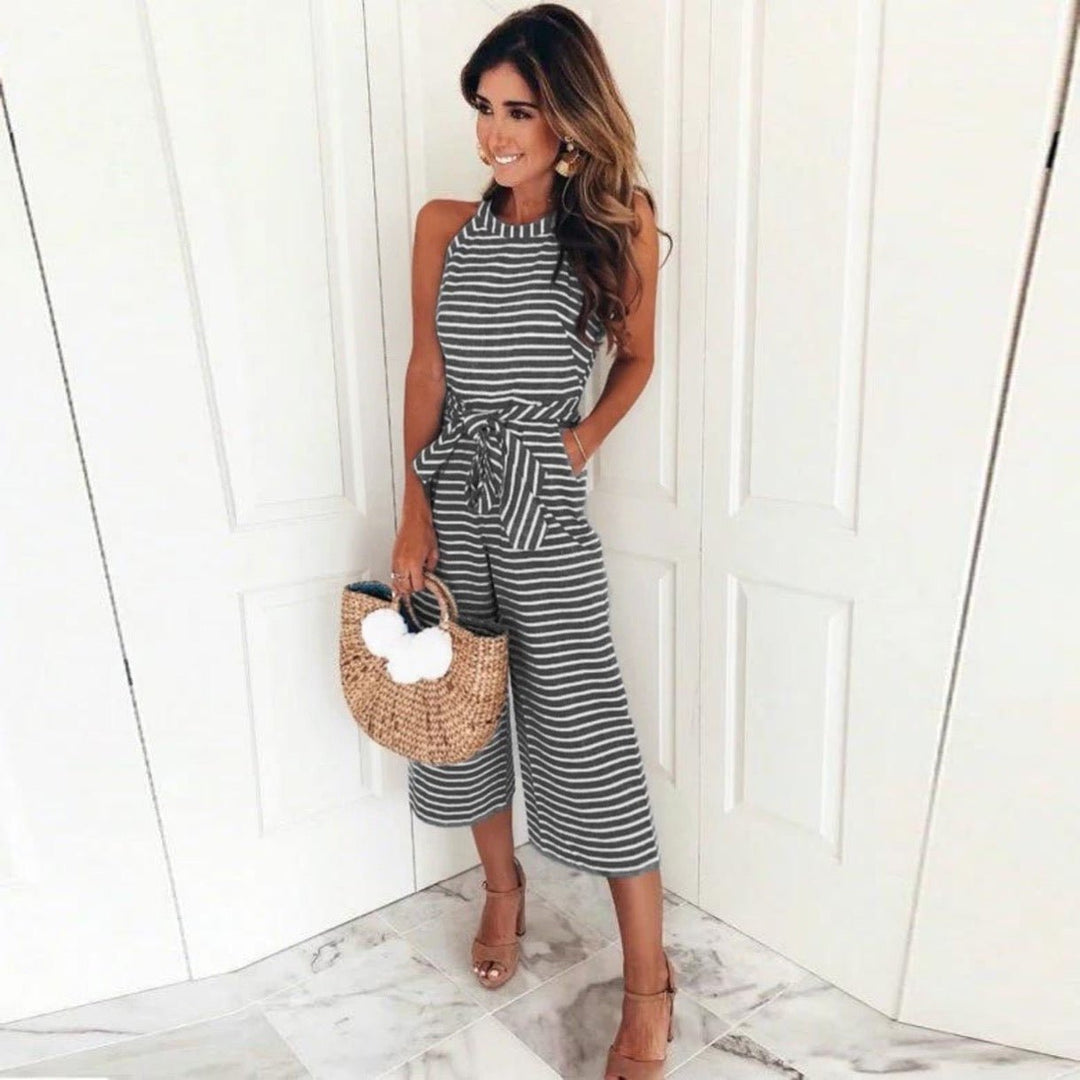 Pure | Striped Jumpsuit