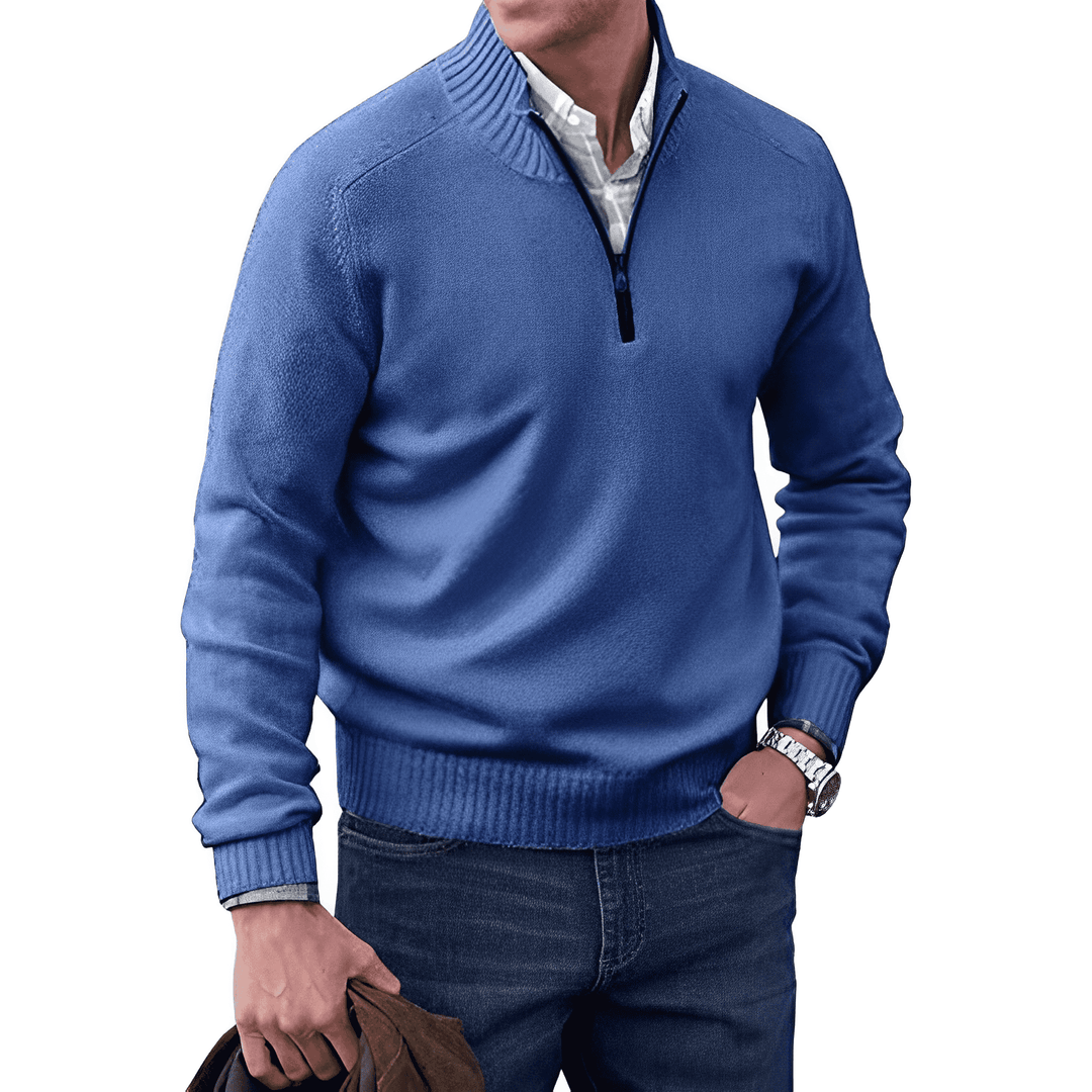 BROOKS | ZIP COLLAR PULLOVER