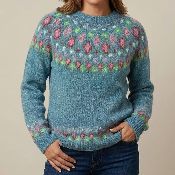Emily | Retro Scandinavian knitted sweater