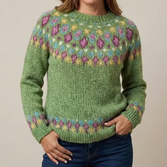 Emily | Retro Scandinavian knitted sweater