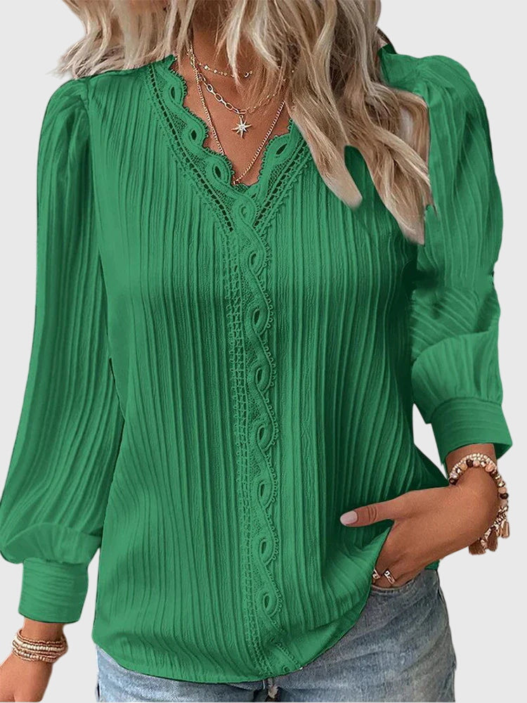 Tessa | Classic Pullover Style Blouse