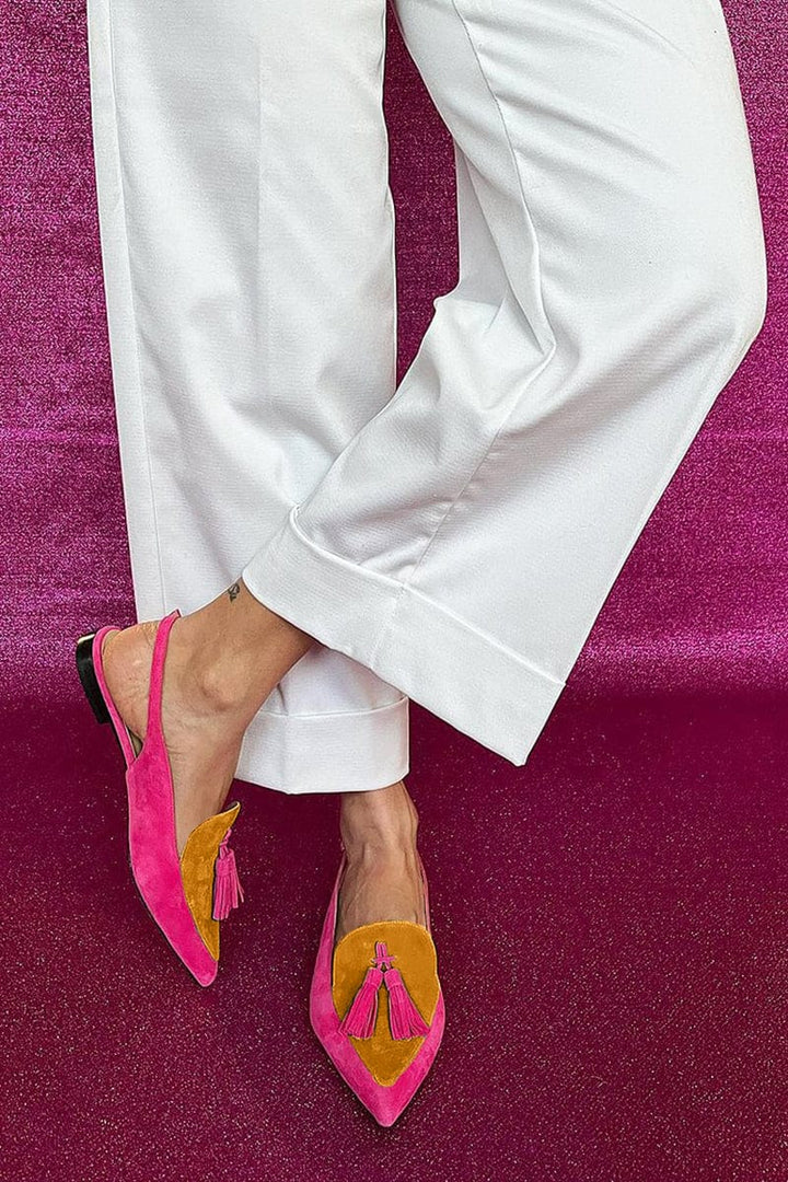 Talia | Tassel Slingbacks