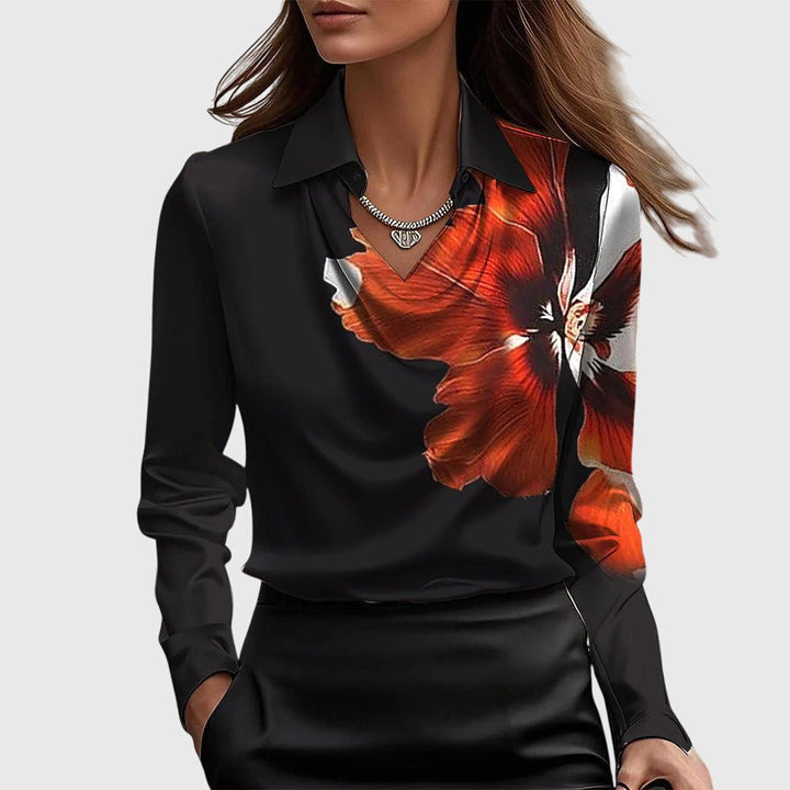Luna | Luxe Satin Style Blouse